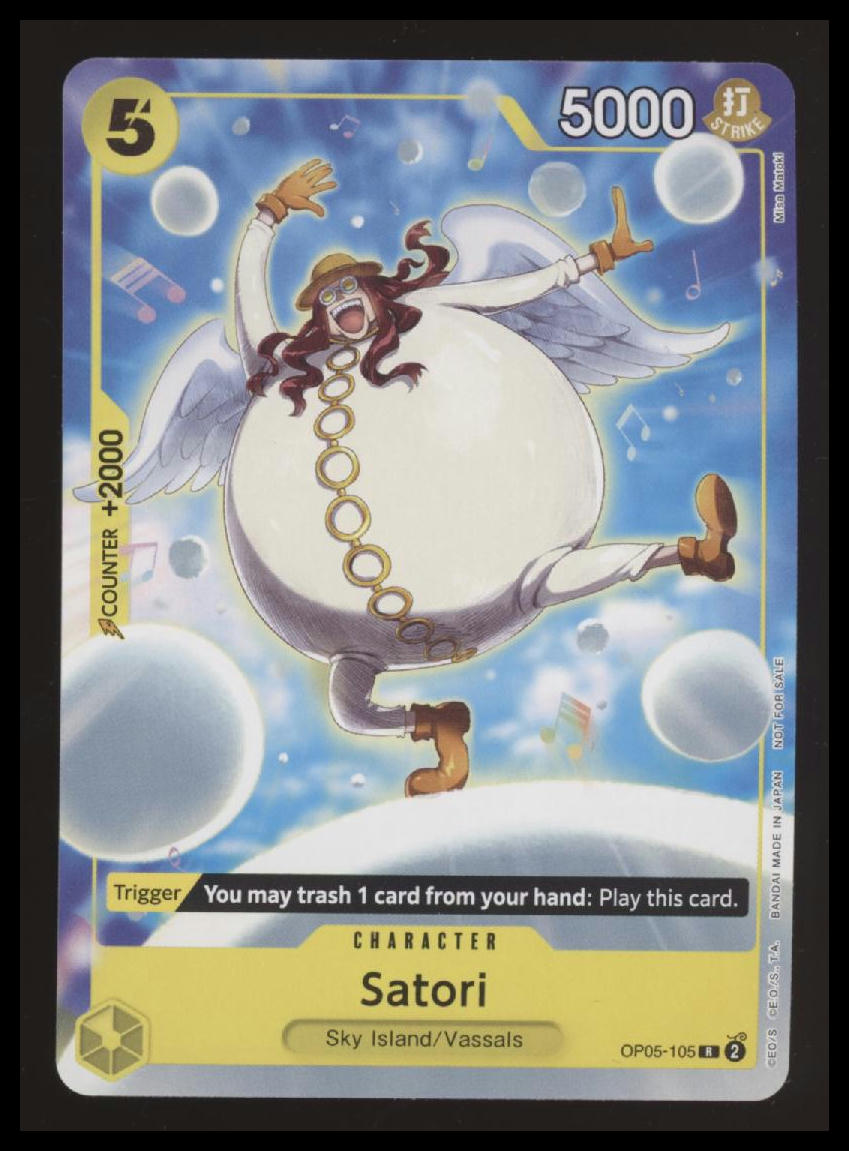 One Piece - Satori - Welcome Pack Vol.1 - #OP05-105 - NM One Piece - Satori - Welcome Pack Vol.1 - #OP05-105 - NM