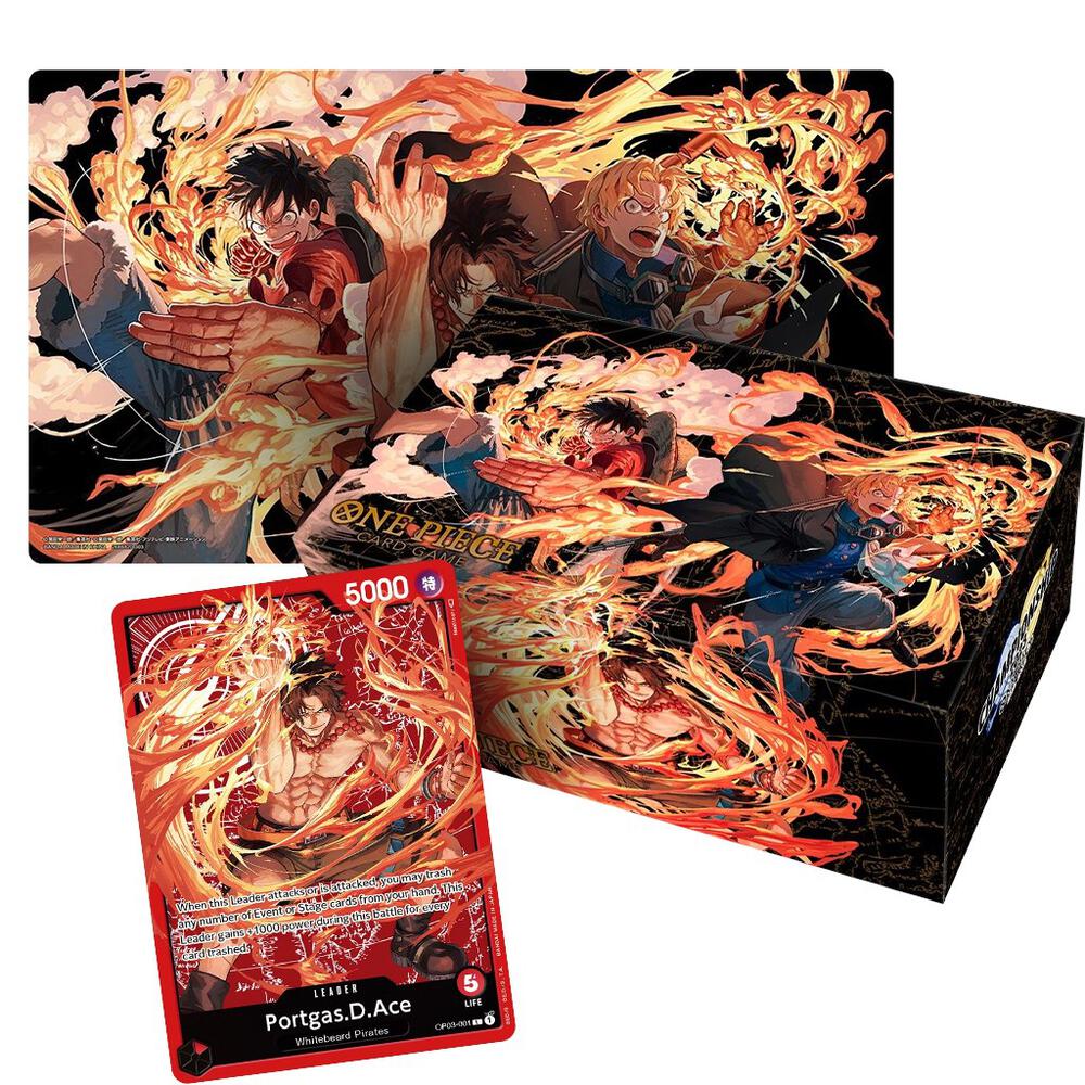 One Piece Card Game: Special Goods Set -Ace/Sabo/Luffy Mystic TCG One Piece Card Game: Special Goods Set -Ace/Sabo/Luffy Mystic TCG