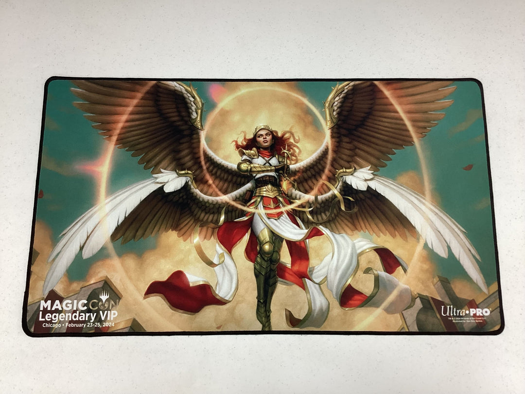 Magic - Feather, Radiant Arbiter Playmat - 2024 Magic Con - Ex. Condition