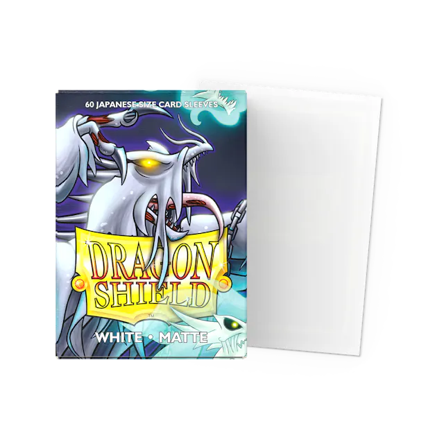 Dragon Shield 60ct Mini Matte White