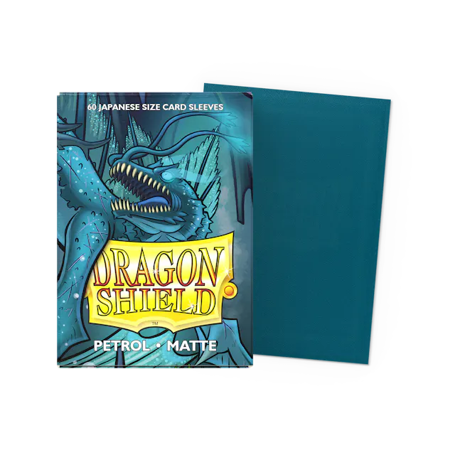 Dragon Shield 60ct Mini Matte Petrol