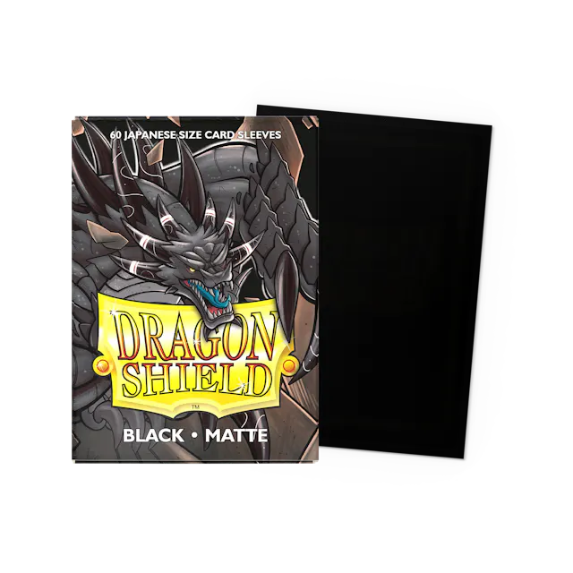 Dragon Shield 60ct Mini Matte Black Mystic TCG Dragon Shield 60ct Mini Matte Black Mystic TCG