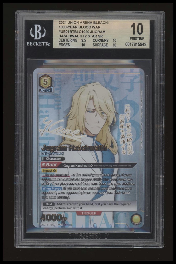 Union Arena - Jugram Haschwalth - 1000-Yr. Blood War - 2Star SR - BGS 10 #1