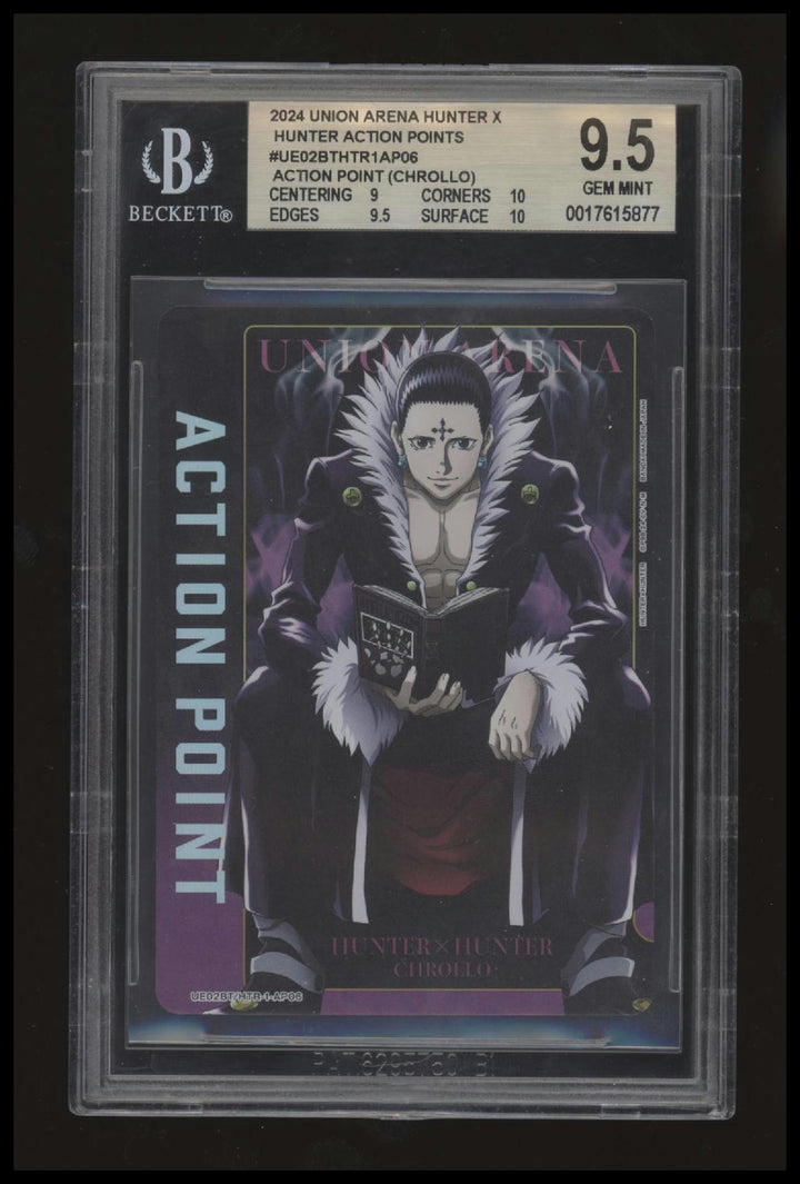 Union Arena - Chrollo (Action Point) - Hunter x Hunter - AP06 - Foil - BGS 9.5