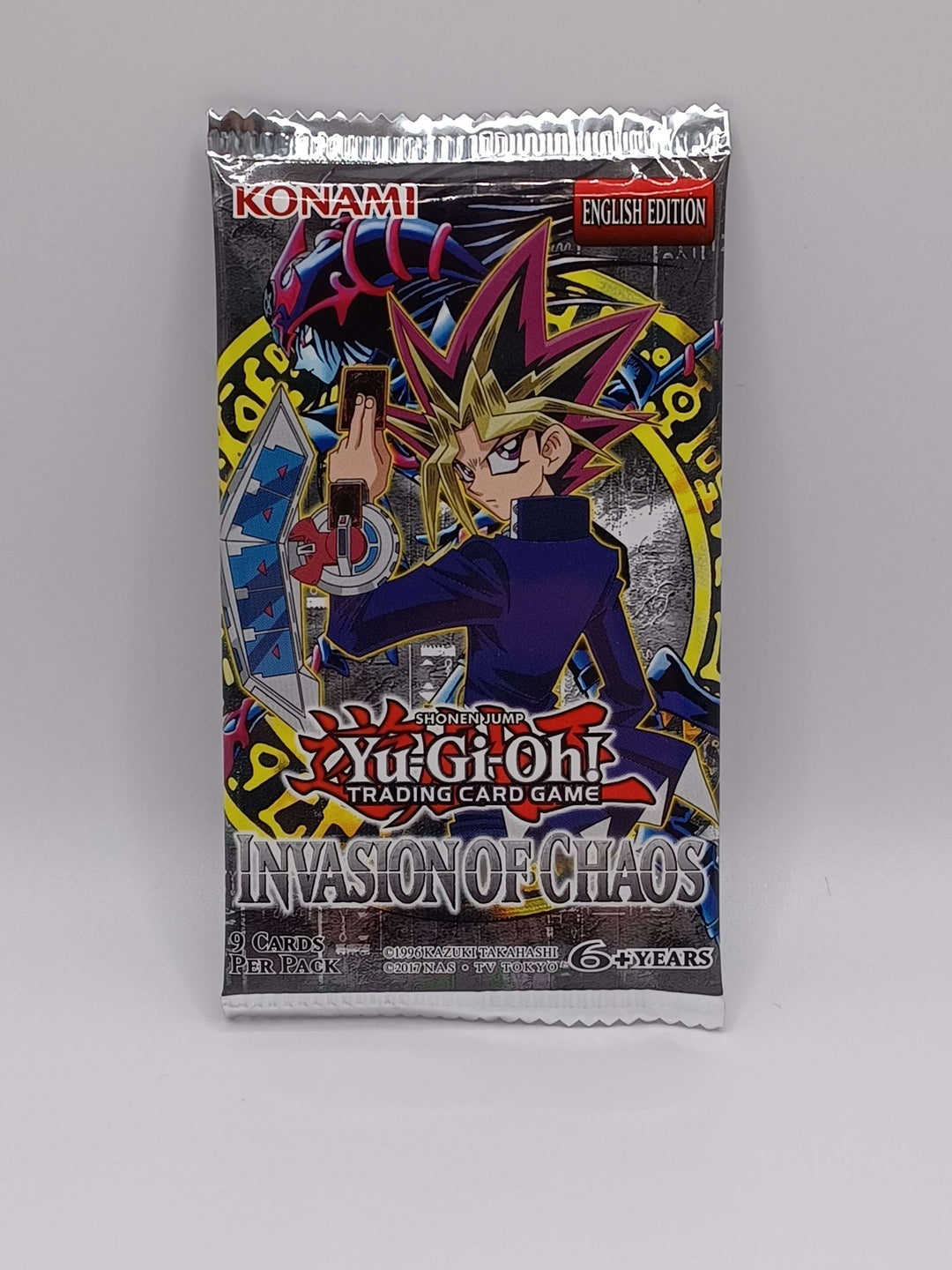YuGiOh - Invasion Of Chaos Booster Pack - Unlimited - 1996 Print - Sealed