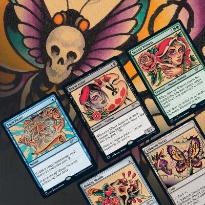 Magic the Gathering: Secret Lair Drop - Full Sleeves The Tattoo Pack (Non-Foil Edition)