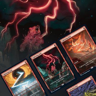 Magic the Gathering: Secret Lair Drop - Mountain, Go (Traditional Foil Edition)