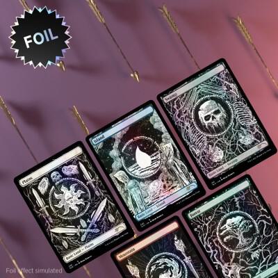Magic the Gathering: Secret Lair Drop - The Unfathomable Crushing Brutality of Basic Lands (Traditional Foil Edition)