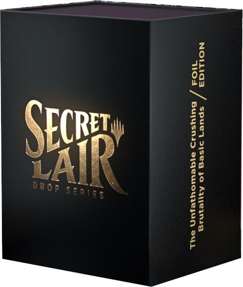 Magic the Gathering: Secret Lair Drop - The Unfathomable Crushing Brutality of Basic Lands (Traditional Foil Edition)