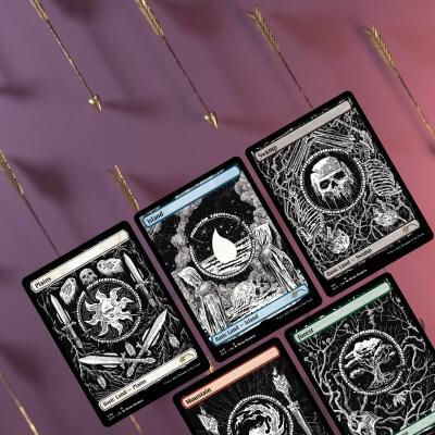 Magic the Gathering: Secret Lair Drop - The Unfathomable Crushing Brutality of Basic Lands (Non-Foil Edition)