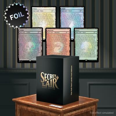Magic the Gathering: Secret Lair Drop - The Full-Text Lands (Traditional Foil Edition)