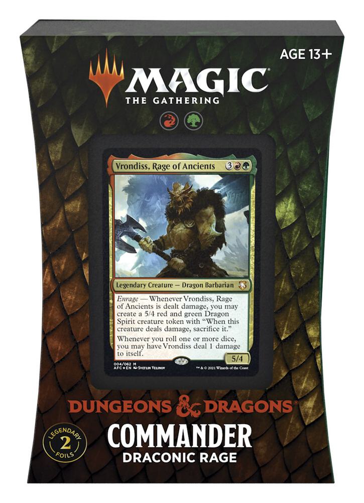 Magic the Gathering: Adventures in the Forgotten Realms Commander Deck - Draconic Rage