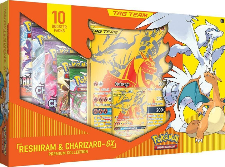 Pokemon: Reshiram & Charizard GX Premium Collection (SEE PHOTOS)