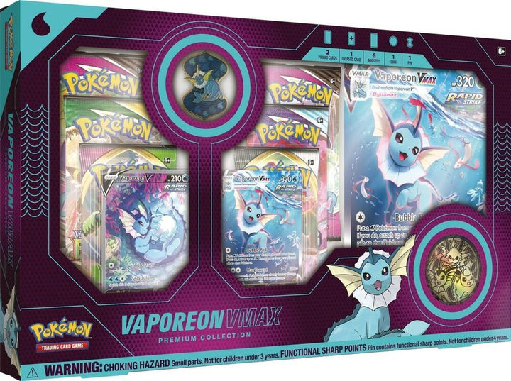 Vaporeon VMAX Premium Collection - SEE PHOTOS