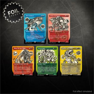 Magic the Gathering: Secret Lair Drop - Monster Anatomy 101 (Foil Etched Edition)