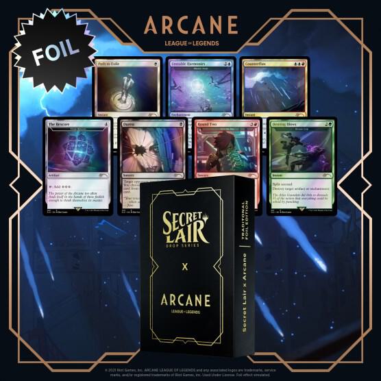 Magic the Gathering: Secret Lair Drop - Secret Lair x Arcane (Traditional Foil Edition)