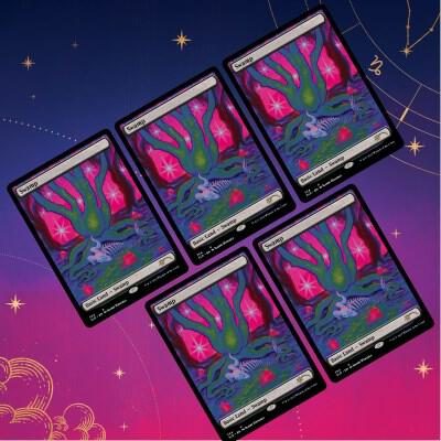 Magic the Gathering: Secret Lair Drop - Astrology Lands Capricorn (Non-Foil Edition)