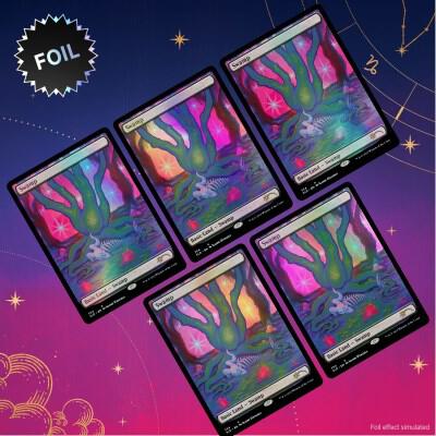 Magic the Gathering: Secret Lair Drop - Astrology Lands Capricorn (Traditional Foil Edition)