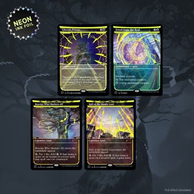 Magic the Gathering: Secret Lair Drop - Showcase Neon Dynasty (Neon Ink Foil Edition)