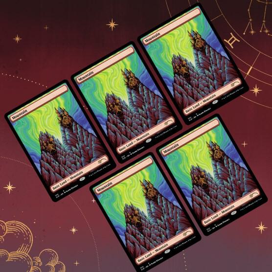 Magic the Gathering: Secret Lair Drop - Astrology Lands Gemini (Non-Foil Edition)