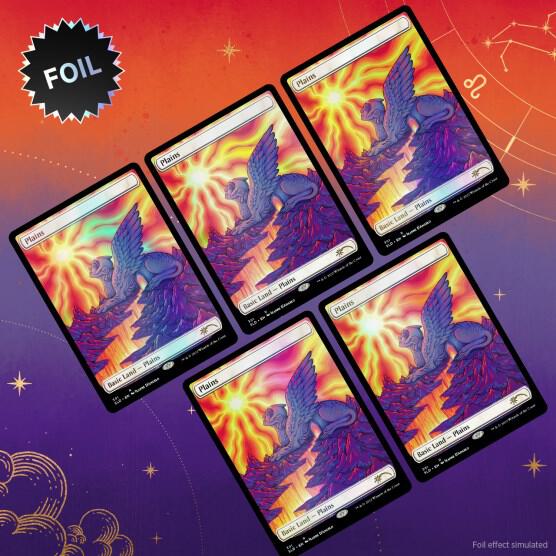 Magic the Gathering: Secret Lair Drop - Astrology Lands Leo (Traditional Foil Edition)
