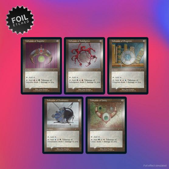 Magic: Secret Lair Dan Frazier Is Back Again The Allied Talismans (Foil Etched Edition)