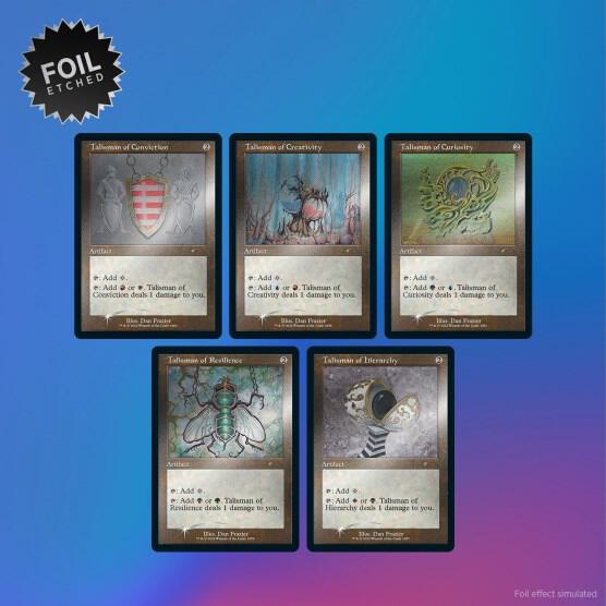 Magic the Gathering: Secret Lair Drop - Dan Frazier Is Back Again The Enemy Talismans (Foil Etched Edition)
