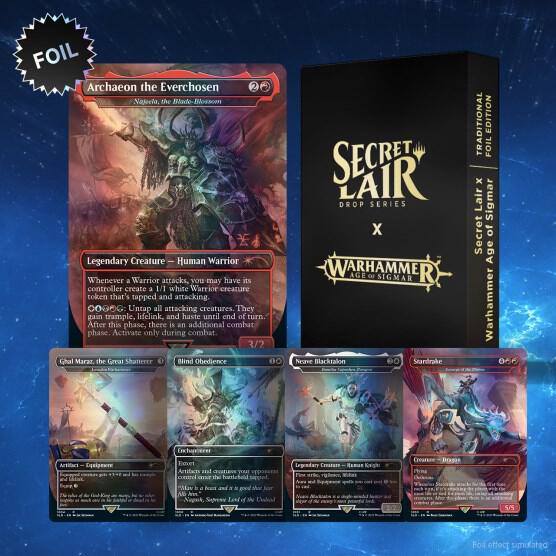 Magic the Gathering: Secret Lair Drop - Secret Lair x Warhammer Age of Sigmar (Traditional Foil Edition)