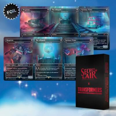 Magic: Secret Lair x Transformers Optimus Prime Vs Megatron (Traditional Foil Edition)