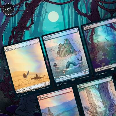 Magic the Gathering: Secret Lair Drop - Special Guest Kozyndan The Lands (Traditional Foil Edition)