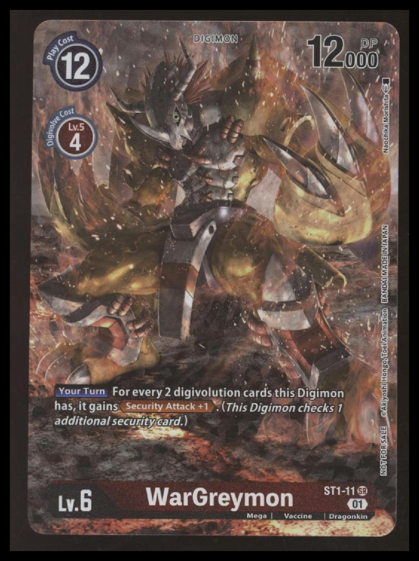 Digimon - WarGreymon - Premier TO Event June 2021 - ST1-11 - SR - NM #2
