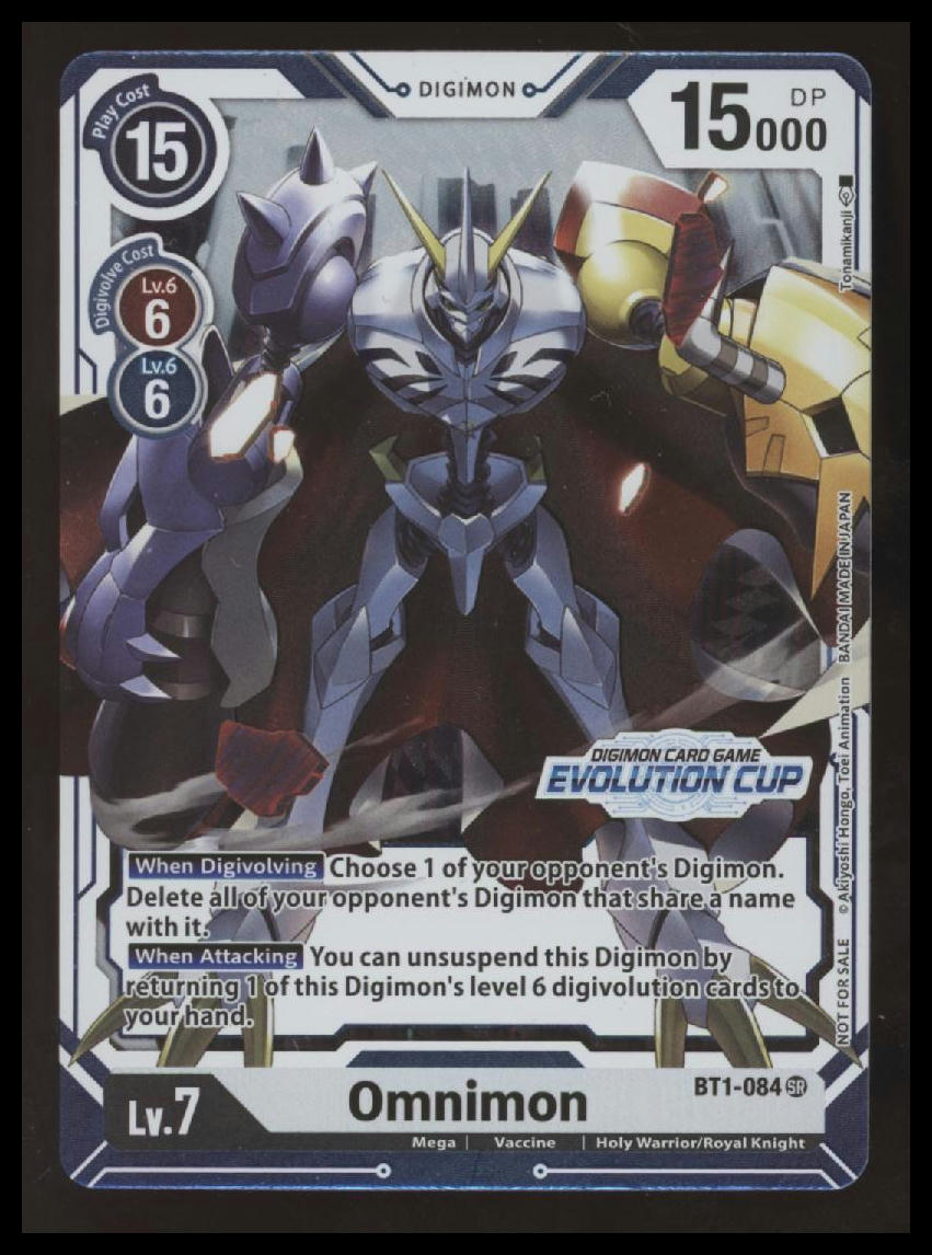 Digimon - Omnimon - July Evolution Cup 2021 - Stamped - BT1-084 SR - NM #3