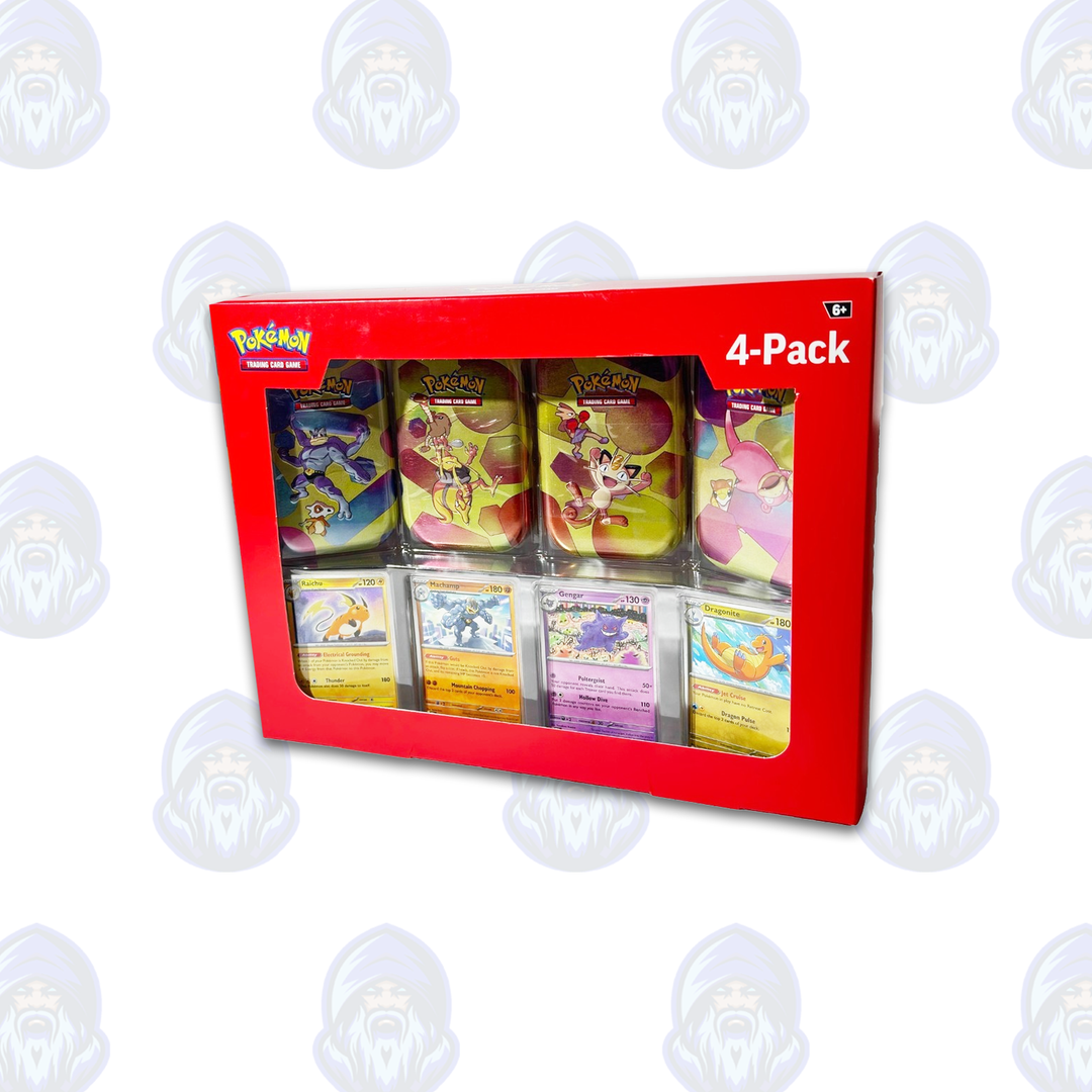 Pokemon: Scarlet & Violet - 151 Mini Tins (4 Mini Tins + 4 Promo Cards Bundle) [ Sam's Club ]