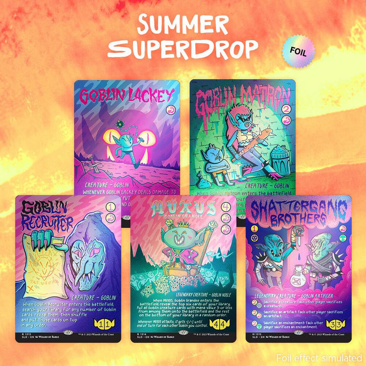 Magic the Gathering: Secret Lair Drop - Goblin & Squabblin' (Rainbow Foil Edition)