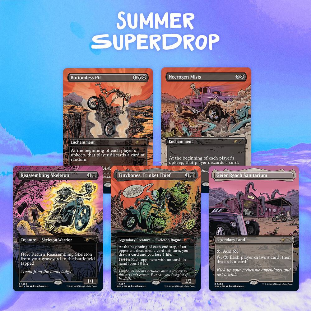 Magic the Gathering: Secret Lair Drop - Bad to the Bones (Non-Foil Edition)