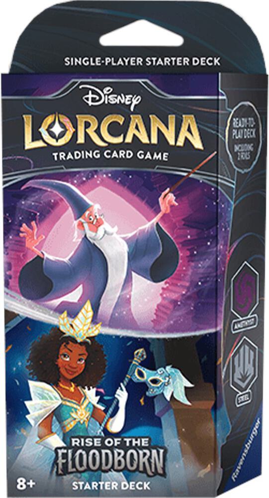Lorcana: Rise of the Floodborn Starter Deck (Amethyst & Steel)