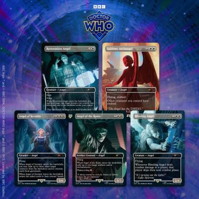 Magic the Gathering: Secret Lair Drop - Secret Lair x Doctor Who The Weeping Angels (Non-Foil Edition)