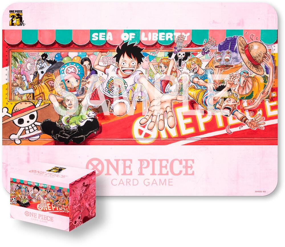 One Piece Card Game: Playmat and Storage Box Set - 25th Edition -