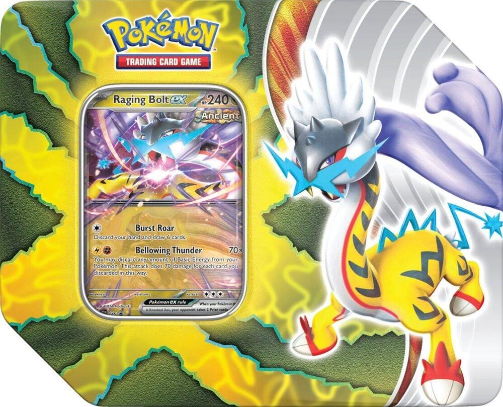 Pokemon: Paradox Destinies Tin [Raging Bolt ex]