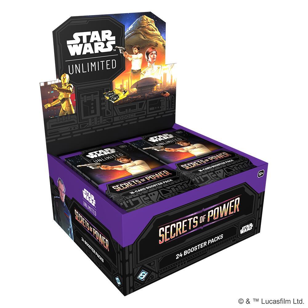 Star Wars Unlimited: Secrets of Power Booster Display