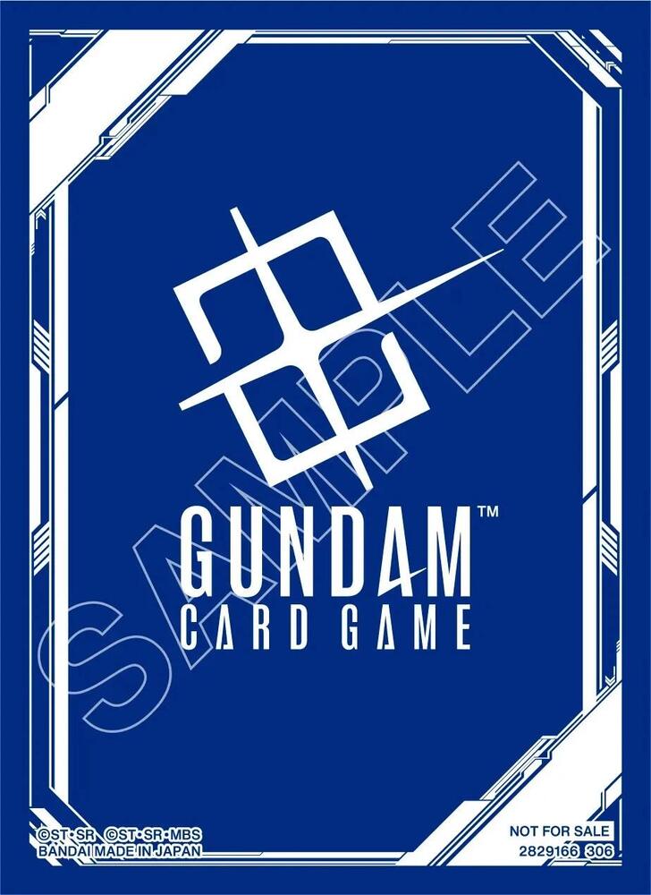 Gundam: Bandai Card Sleeves - Resource Sleeves Blue (10-Pack)