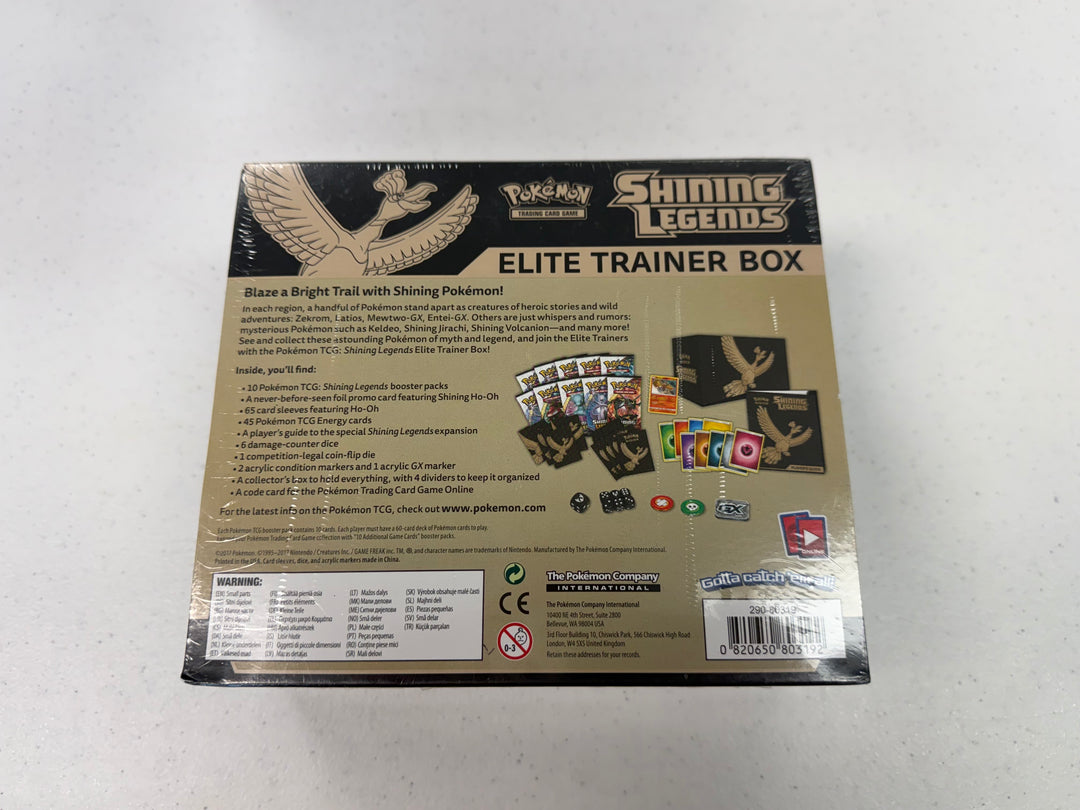Pokemon: Shining Legends Elite Trainer (See Images)
