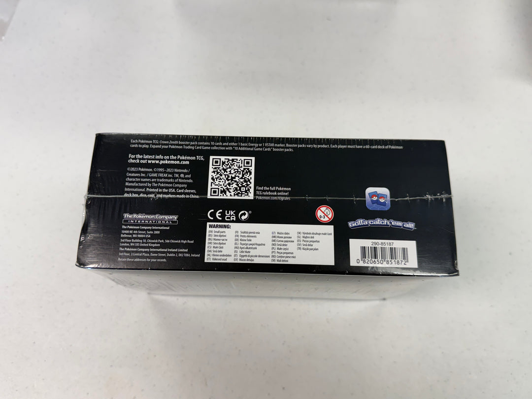Pokemon: Crown Zenith Pokemon Center Elite Trainer Box Plus (See Images)