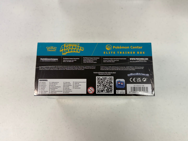 Pokemon: Ascended Heroes Pokemon Center Elite Trainer Box (Exclusive)