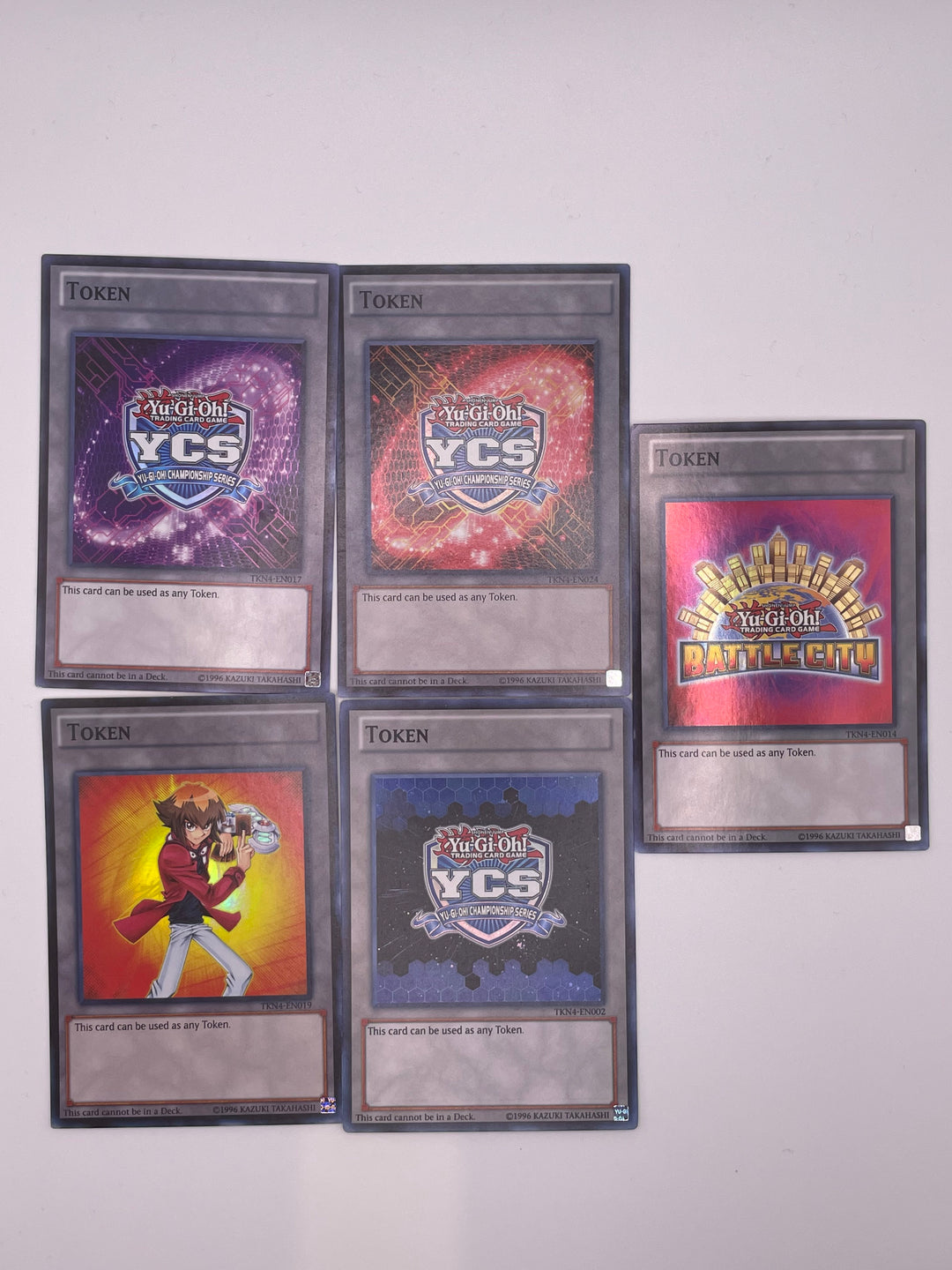 YuGiOh - Yu-Gi-Oh! Championship Series Token Lot - Set of 5 - Near Mint 🔥🔥🔥
