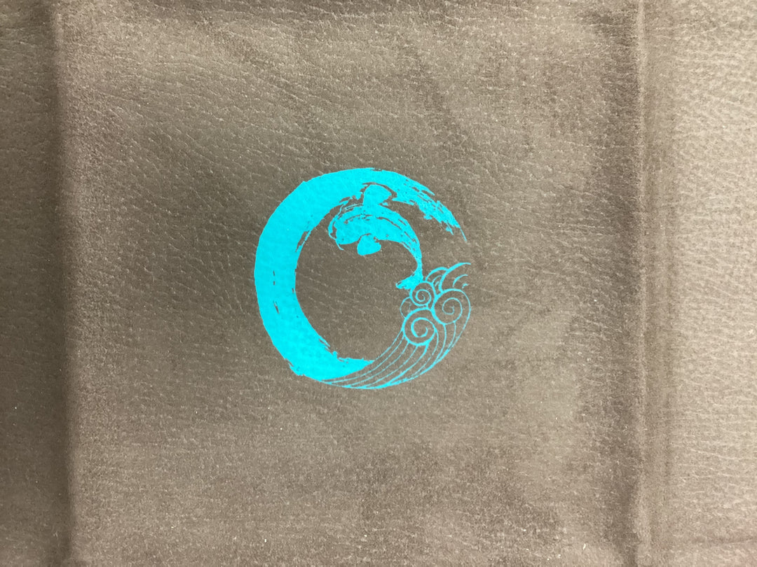 GEM 2-player Cloth Playmat - Koi - Brown w/ Teal Trim - Excellent Condition