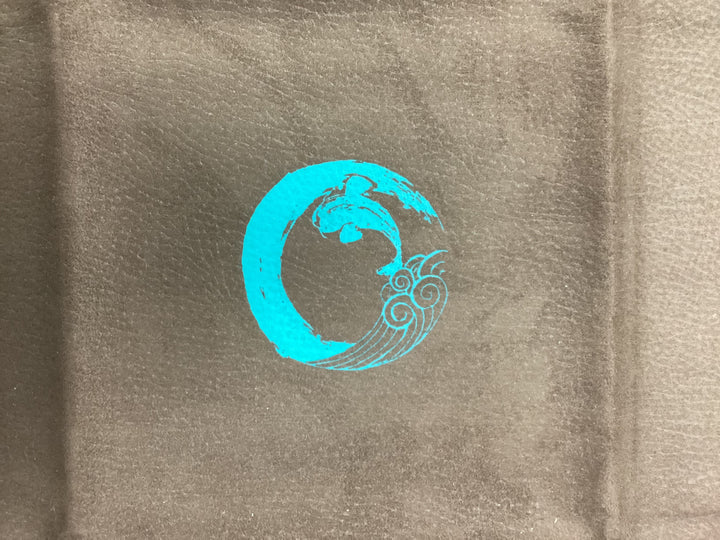 GEM 2-player Cloth Playmat - Koi - Brown w/ Teal Trim - Excellent Condition
