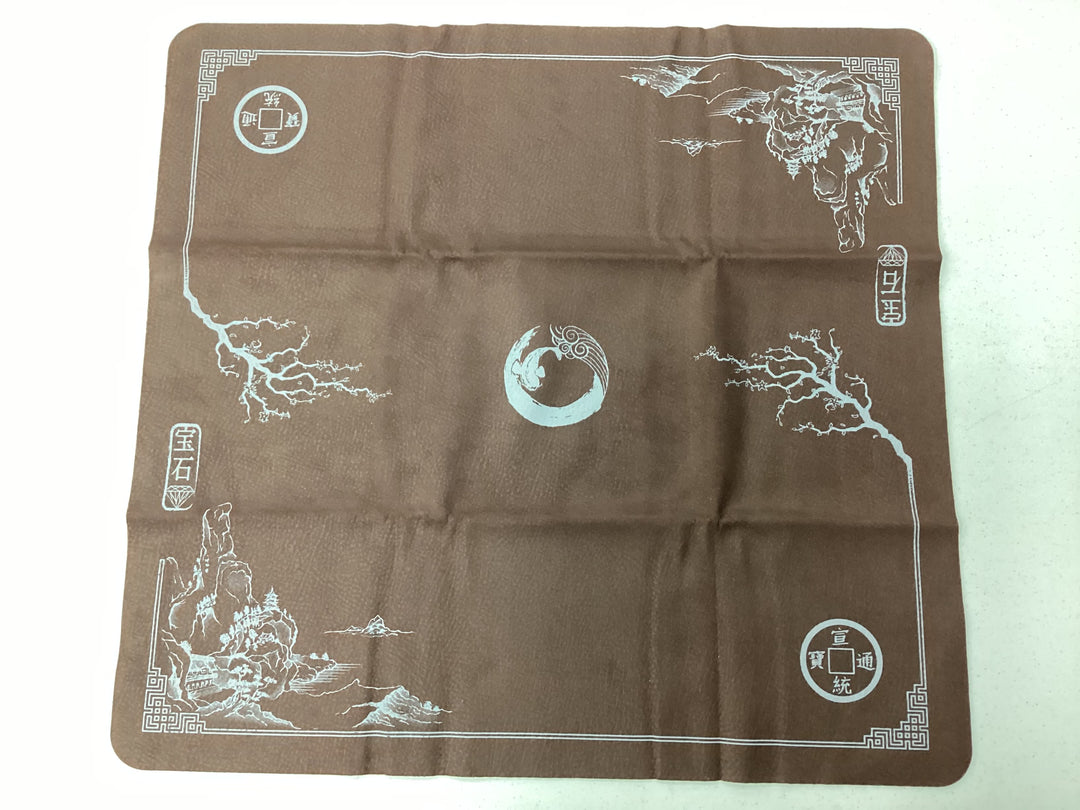 GEM 2-player Cloth Playmat - Koi - Brown w/ White Trim - Excellent Condition
