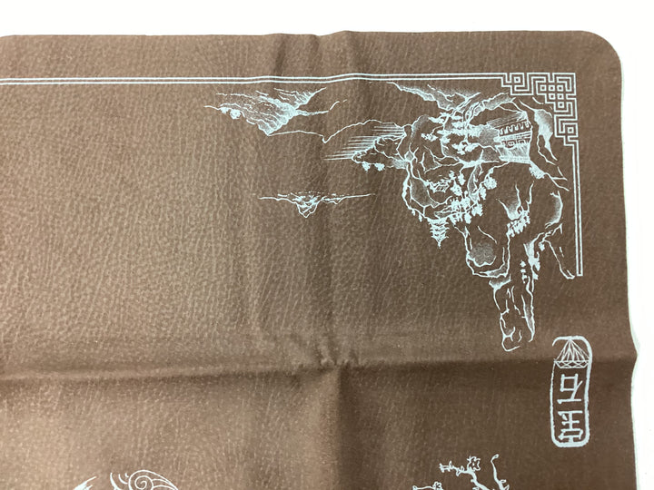 GEM 2-player Cloth Playmat - Koi - Brown w/ White Trim - Excellent Condition