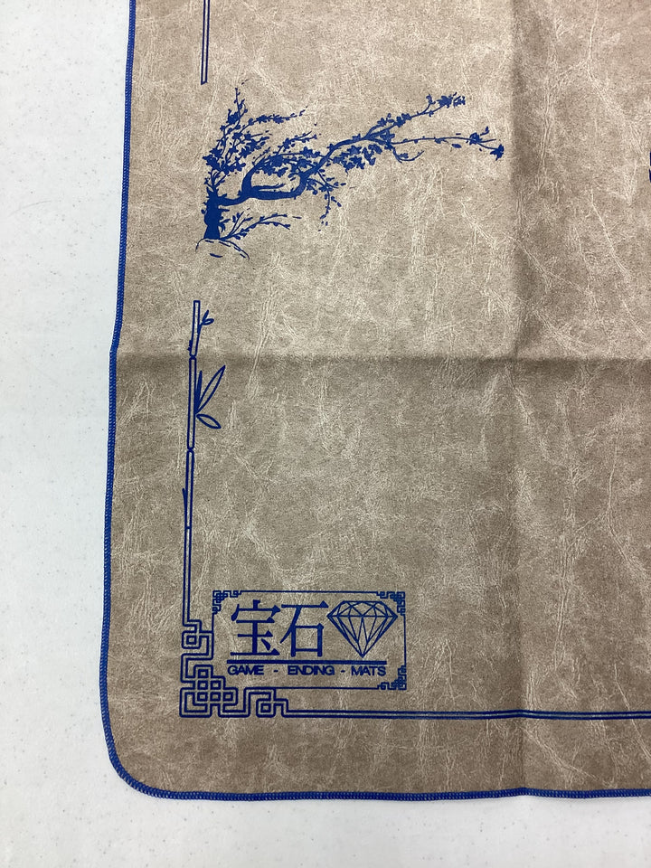 GEM 2-player Cloth Playmat - Senjo - Tan w/ Blue Trim - Excellent Condition